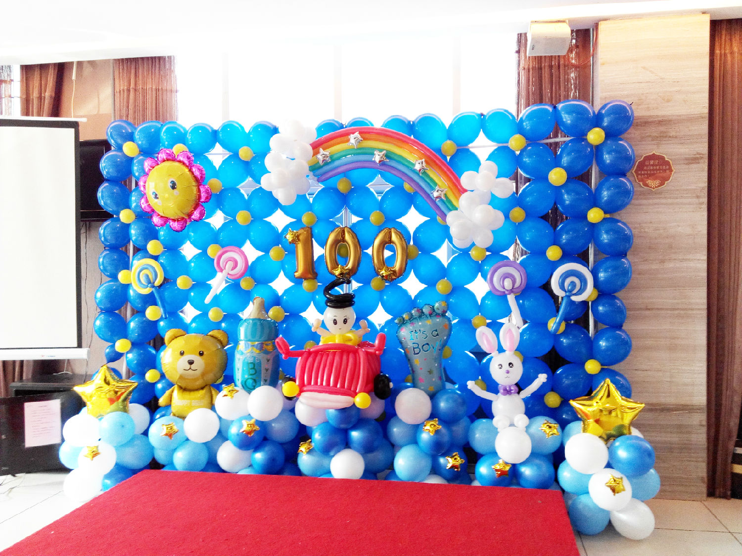 長沙男寶寶宴布置 長沙男寶寶宴布置