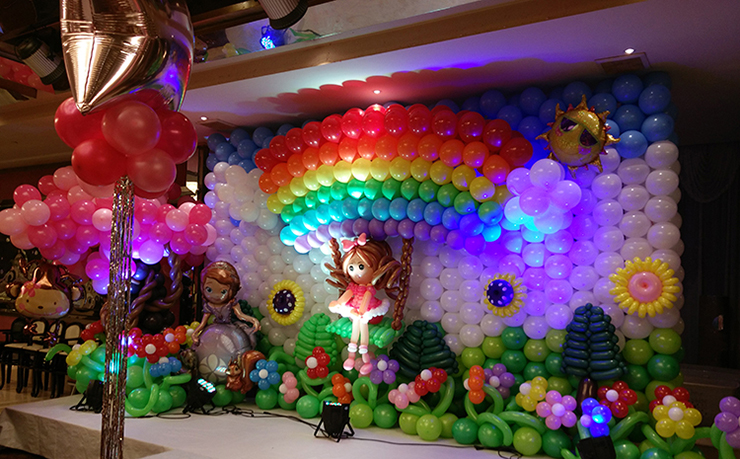 長沙百日宴彩虹系列經(jīng)典案例 長沙百日宴彩虹系列經(jīng)典案例